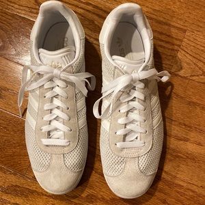Adidas white Gazelle sneakers!!!